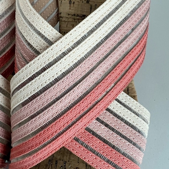 Lucky Brand Womens Mykayla Cork Wedge sandal Size 9 - Picture 3 of 12